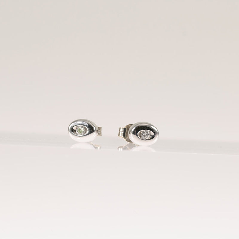 9Ct White Gold Diamond Earrings — preloved 9ct white gold, Diamond | Sparklier Fine Jewellery