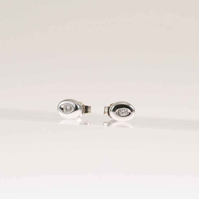 9Ct White Gold Diamond Earrings — preloved 9ct white gold, Diamond | Sparklier Fine Jewellery