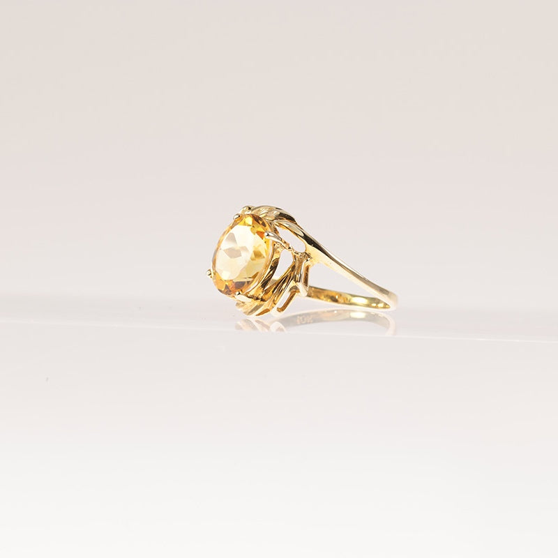 10ct Gold Citrine Ring — preloved 10ct gold, citrine | Sparklier Fine Jewellery