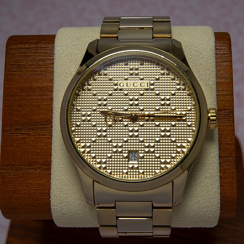 Gucci G-Timeless 126.4 Watch Gold-1