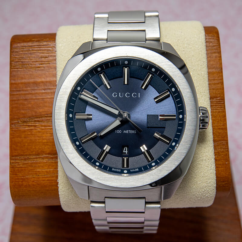 Gucci 142.3 Watch Blue Dial Bracelet-1