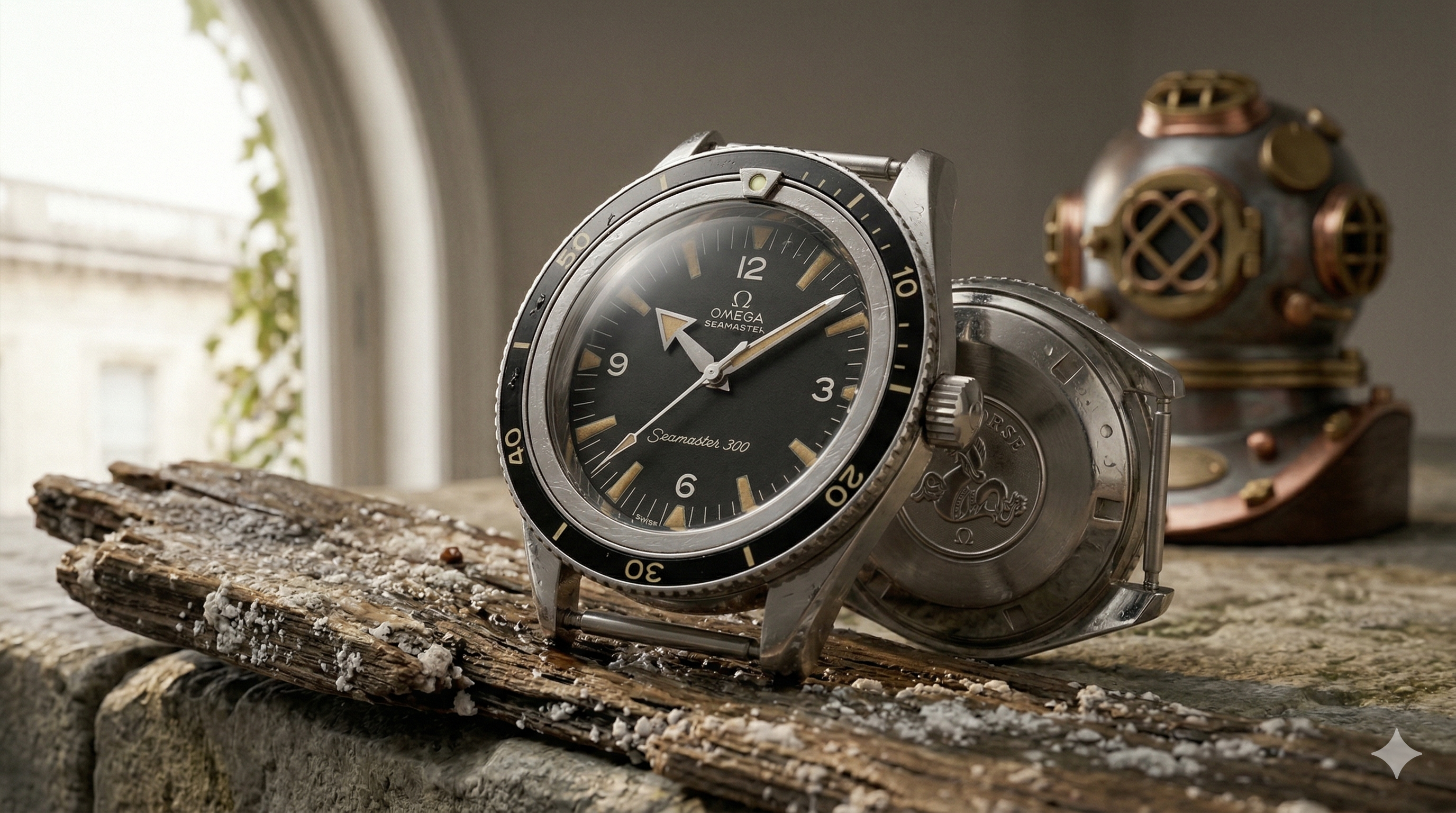 Vintage Omega Seamaster 300 dive watch, a diver's grail and collector's icon