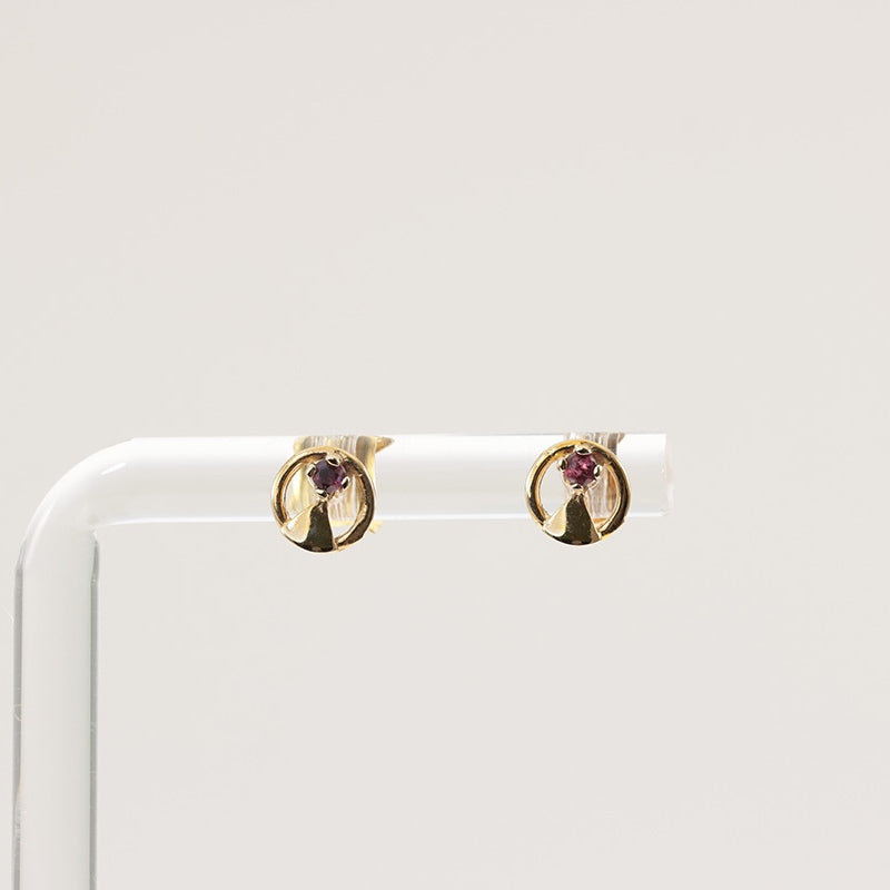 9Ct Gold Ruby Stud Earrings — preloved 9ct gold, Ruby | Sparklier Fine Jewellery