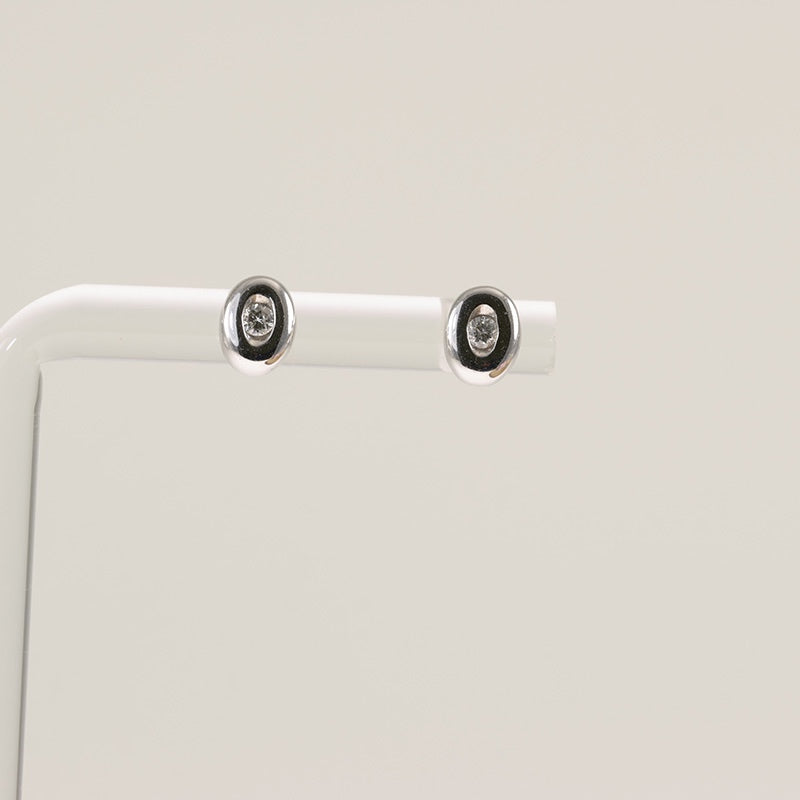 9Ct White Gold Diamond Earrings — preloved 9ct white gold, Diamond | Sparklier Fine Jewellery