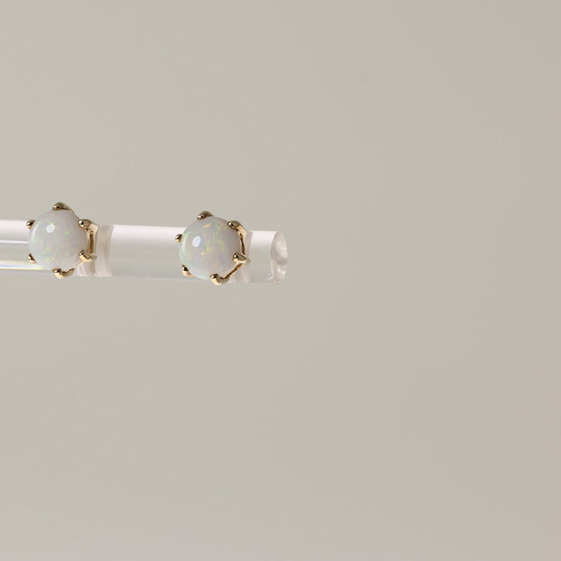 9Ct Gold Opal Stud Earrings — preloved 9ct gold, opal | Sparklier Fine Jewellery