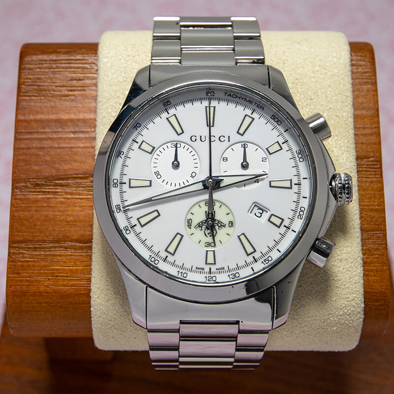 Gucci G-Timeless Bee Motif Chronograph 126.4 Watch-1