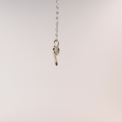 9Ct Gold Diamond Heart necklace