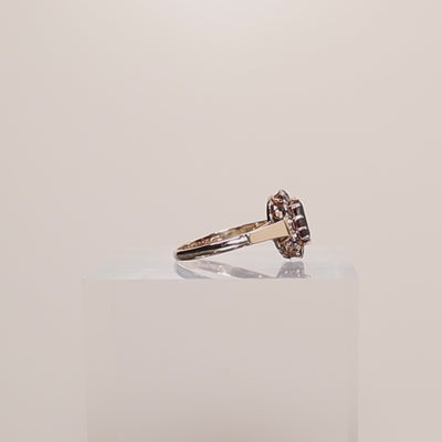 9Ct Gold Garnet Cluster Ring — product video