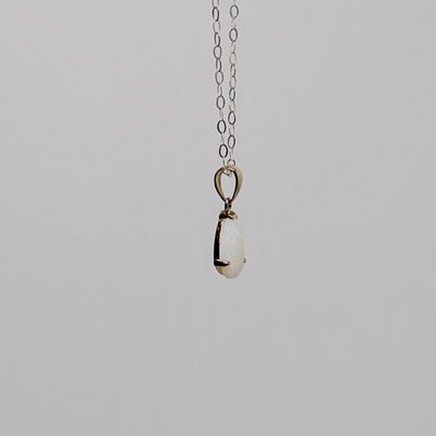 9Ct Gold Opal Teardrop Pendant