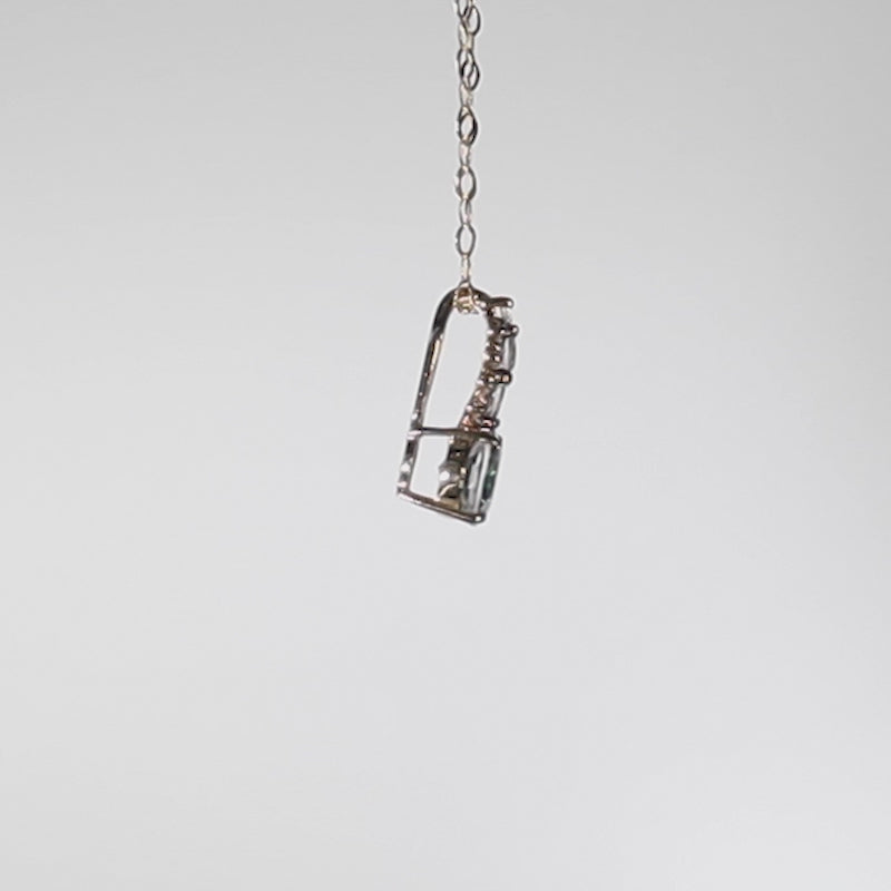 9Ct Gold Mystic Topaz Pendant
