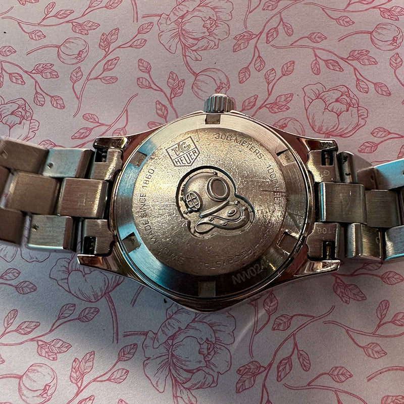 Tag Aquaracer WAF1418 Pink Dial-2