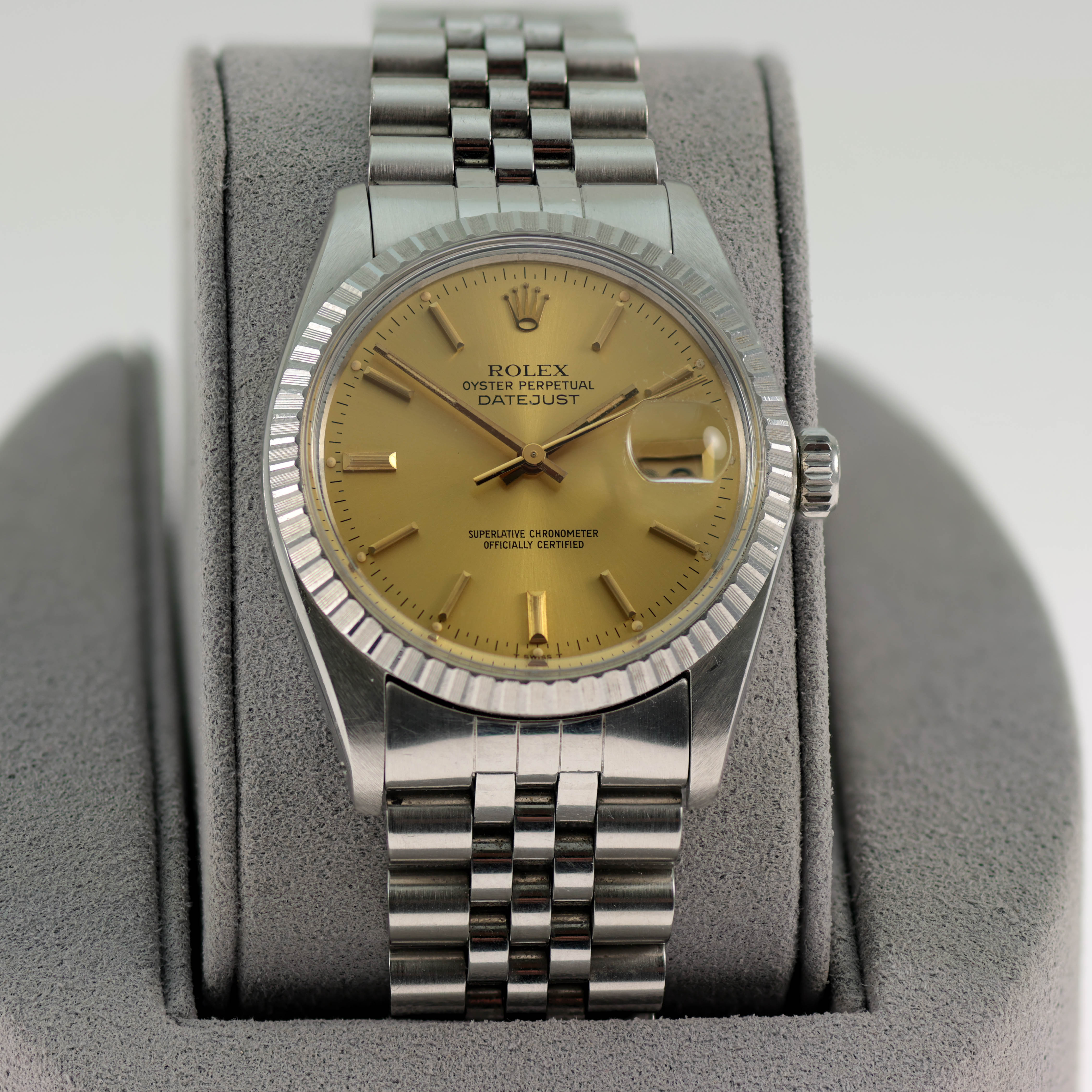 Rolex Datejust 1981 Steel Oyster Perpetual 16030-1