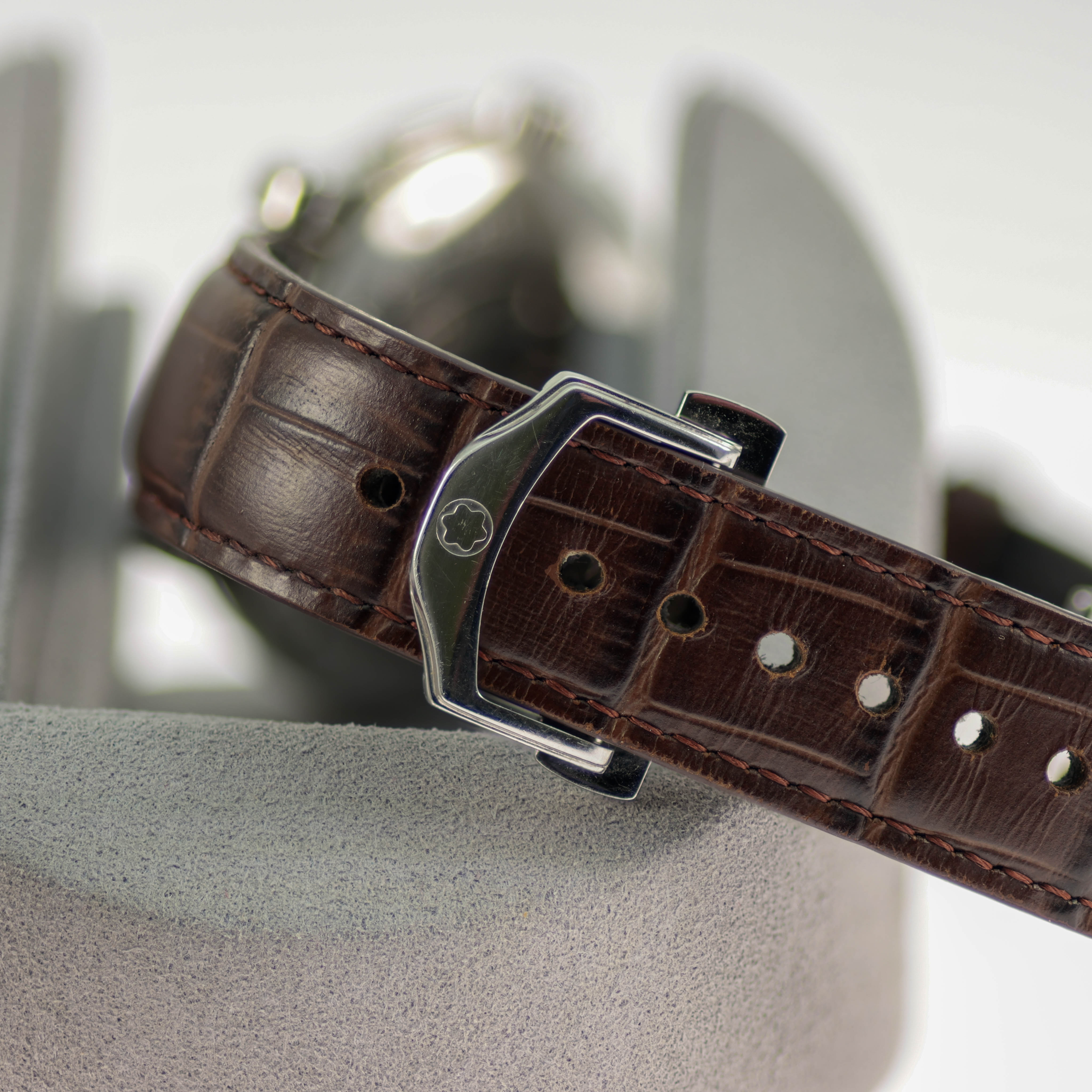 Stainless Steel Montblanc Star 105856 Automatic Chronograph Watch-4