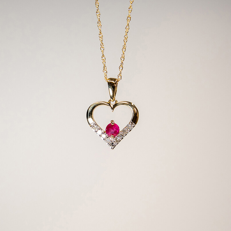 173-9ct-gold-ruby-diamond-heart-necklace