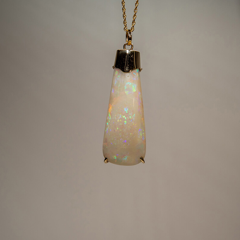 Opal hot sale statement necklace