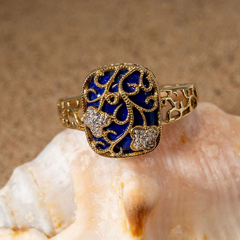 22-9ct-gold-filigree-lapis-lazuli-ring-diamonds